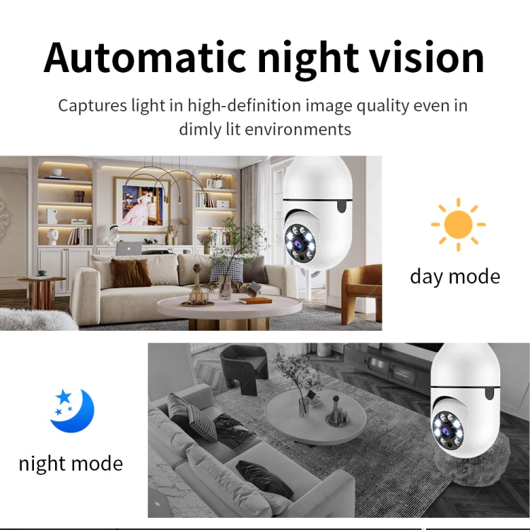 A6 2MP HD Light Bulb WiFi Camera Support Motion Detection/Two-way Audio/Night Vision/TF Card, With 32G Memory Card A6 2MP HD Light Bulb WiFi Camera Support Motion Detection/Two-way Audio/Night Vision/TF Card, With 32G Memory Card